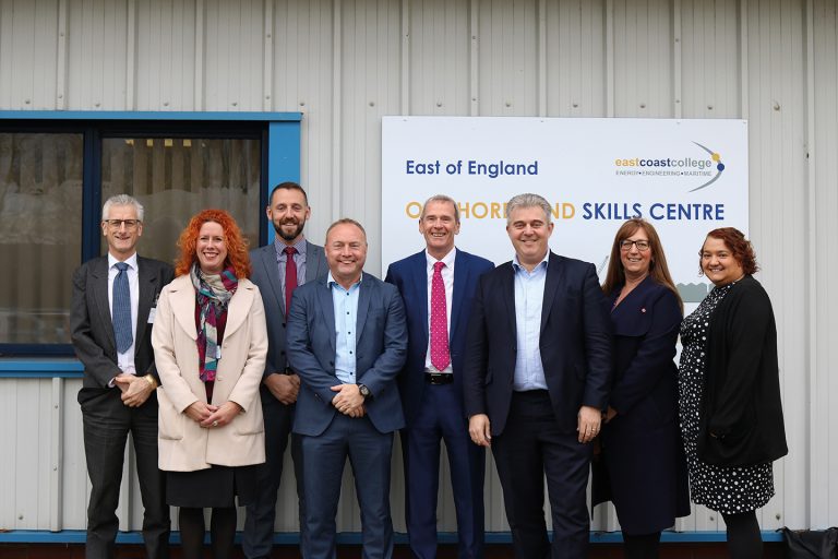 East Coast College and Offshore Energy launch brand new offshore wind skills centre