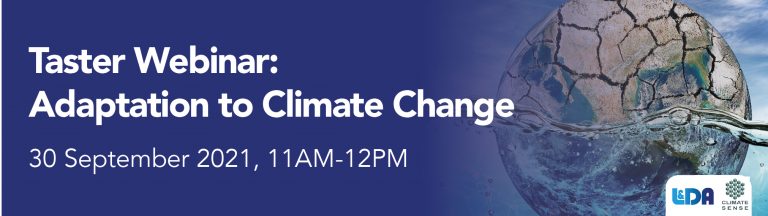 Taster webinar announced ahead of first-ever approved qualification in the Management of Adaptation to Climate Change