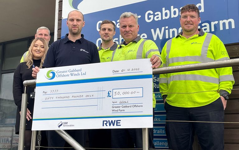 Greater Gabbard helps power Lowestoft community spirit